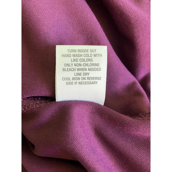 Roz and Ali crochet lace 3/4 sleeve knit pullover - Picture 5 of 8